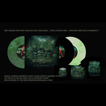 HEIR CORPSE ONE Fly the Fiendish Skies LP , CLEAR / GREEN SMOKED [VINYL 12